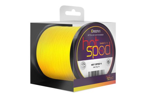 Delphin Šňůra Hotspod 4 Žlutá 300m 0,14mm 9,1kg