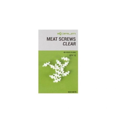 KORUM Úchyt Meat Screws Clear