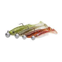 Savage Gear Gumová nástraha Fat Minnow T-Tail RTF S 10,5cm 11g Dark Water Mix (2)