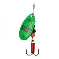 Effzett Třpytka Fluo Spinner 3g Velikost 1 Green