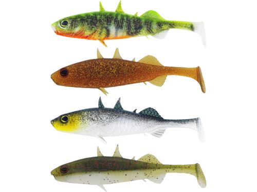 Westin Gumová nástraha Stanley The Stickleback Shadtail 5,5cm 1,5g Dark Water Mix 9 4ks