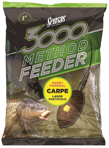 Sensas Vnadící směs 3000 Method Feeder Carp 1kg