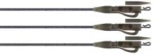 FOX Sada na montáž Edges Naturals Tubing Leadclip Ready Rigs Velikost 7 3ks