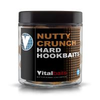 Vitalbaits Boilies Hard Hook Bait Nutty Crunch 100g 18mm