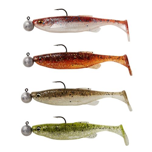 Savage Gear Gumová nástraha Fat Minnow T-Tail RTF S 9cm 7g Clear Water Mix