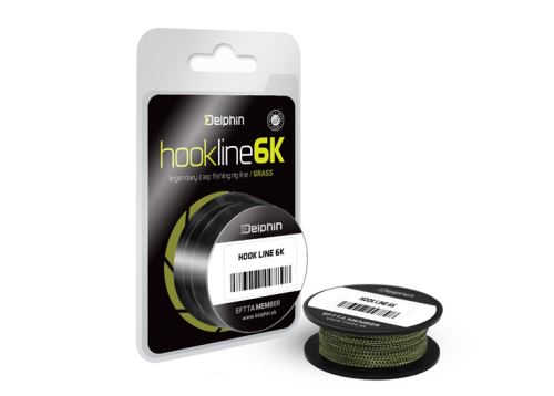 Delphin Šňůrka Hookline 6K Grass 20m