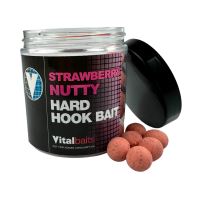 Vitalbaits Boilies Hard Hook Baits Strawberry Nutty 100g (3)