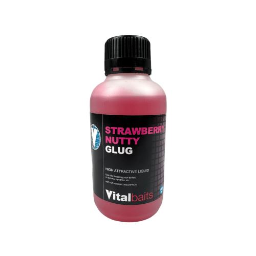 Vitalbaits Booster Strawberry Nutty Glug 500ml