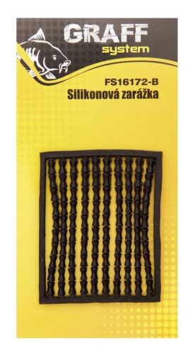Graff Zarážky Carp silikonová Černá
