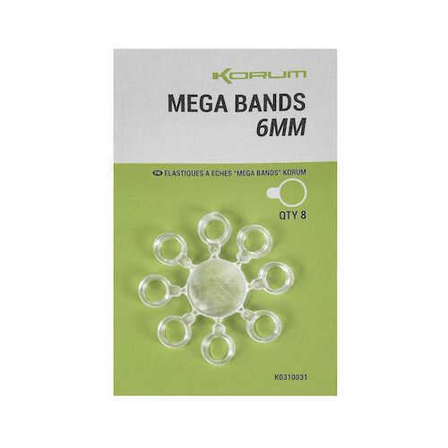 KORUM Kroužek Mega Bands 6mm 8ks