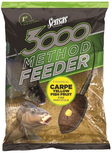 Sensas Vnadící směs 3000 Method Feeder Carpe Yellow 1kg