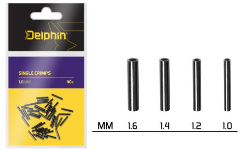 Delphin Krimpovací svorky Single Crimps 1,4mm 40ks