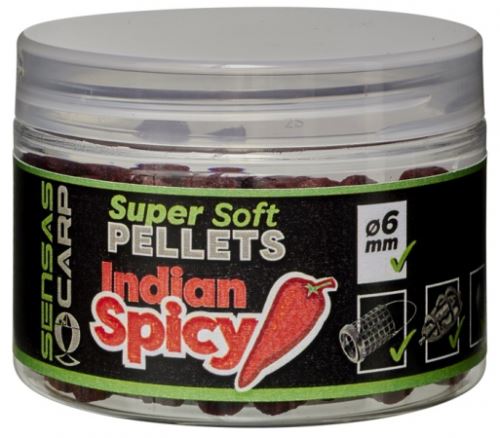 Sensas Pelety Super Soft Indian Spicy 60g 6mm