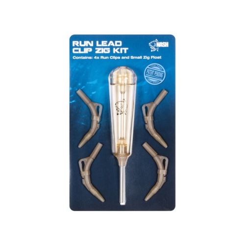 Nash Sada na montáž Run Lead Clip Zig Kit 4ks