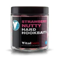 Vitalbaits Boilies Hard Hook Baits Strawberry Nutty 100g