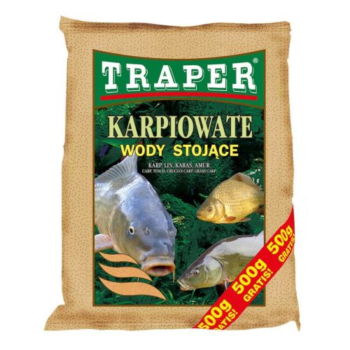 Traper Vnadící směs Kapr na netekoucí vodu 2,5kg