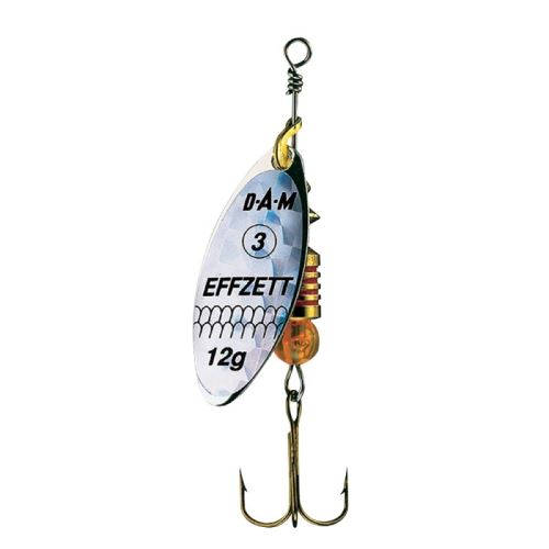 Effzett Třpytka Predator Spinner 3g Velikost 0 Silver-Glitter