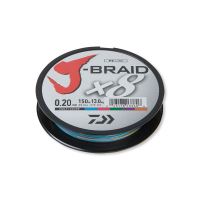 Daiwa Šňůra J-Braid Grand X8 Multicolor 150m 0,18mm 12,5kg