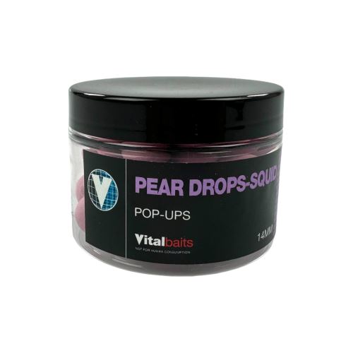 Vitalbaits Pop-Up Pear Drops-Squid 50g 14mm