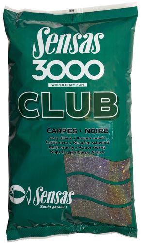 Sensas Vnadící směs 3000 Club Carpes Noir (Kapr-černá) 1kg