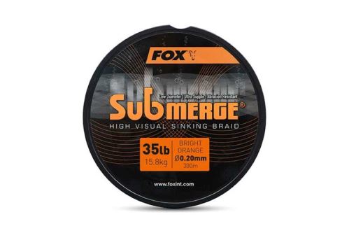 FOX Šňůra Submerge Orange Sinking Braid 300m