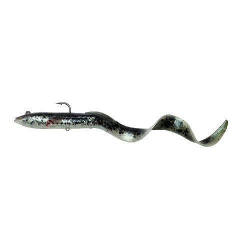 Savage Gear Gumová nástraha 4D Real Eel 20cm 38g Black Green Pearl PHP