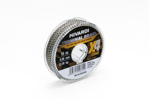 Mivardi Šňůrka Terminal X4 Braid Camo 15m