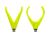 Delphin Sada rohatinek HoldSET Uni V+U Fluo žlutá Delphin Sada rohatinek HoldSET Uni V+U Fluo žlutá