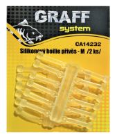Graff Silikonový boilie přívěs M Transparentní 2ks