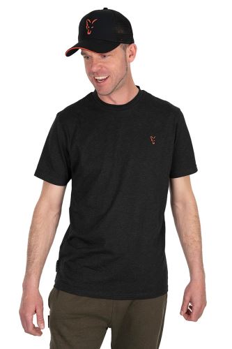 FOX Tričko Collection Black/Orange T-Shirt