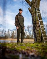FOX Mikina LW Khaki/Camo Split Zip Hoody (4)