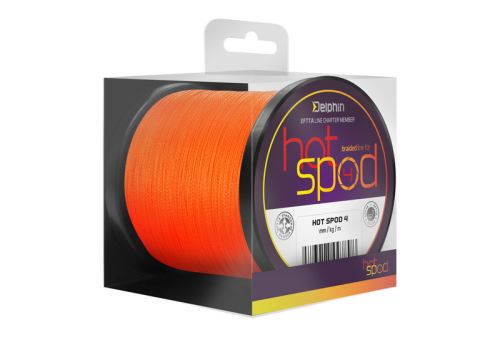 Delphin Šňůra HotSPOD 4 Oranžová 300m 0,14mm 9,1kg