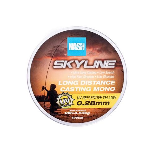 Nash Vlasec Skyline Mono UV Yellow 1000m