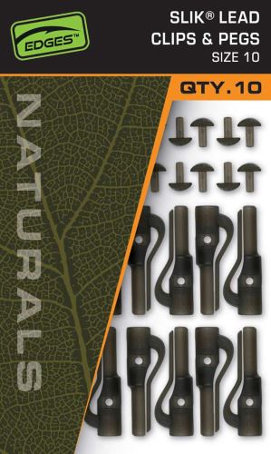 FOX Závěska Naturals Slik Lead Clip & Pegs Velikost 10 10ks
