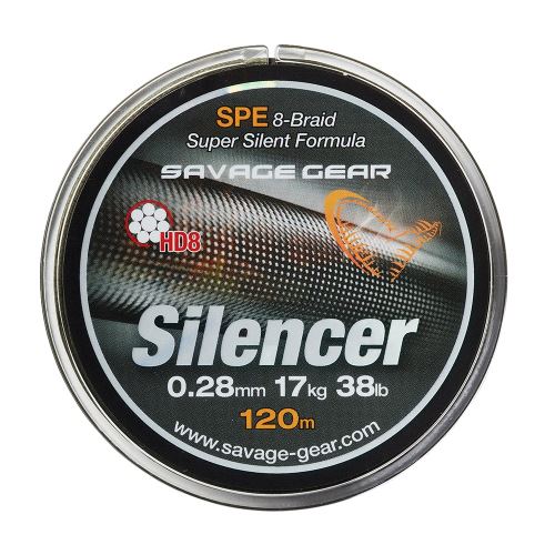 Savage Gear Šňůra HD8 Silencer Braid Zelená 120m