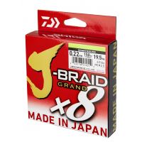 Daiwa Šňůra J-Braid Grand X8 Chartreuse 135m (1)
