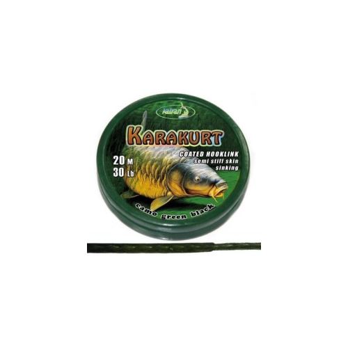 Katran Šňůrka Coated Braided Hook Link Karakurt 20m 15lb 6,8kg