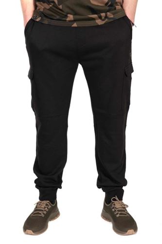 FOX Tepláky LW Black/Camo Combat Joggers