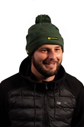 RidgeMonkey Čepice APEarel Bobble Beanie Hat Camo