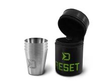 Delphin Set nerezových pohárků Reset 4v1 30ml 4ks (1)
