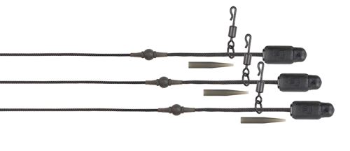 FOX Návazec Edges Naturals Heli-Clip Rigs Leadcore 50lb 3ks