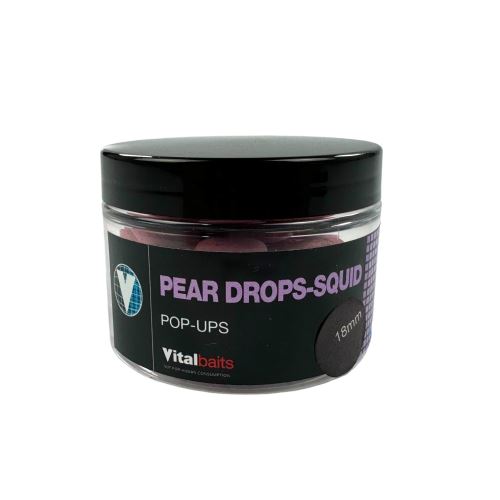 Vitalbaits Pop-Up Pear Drops-Squid 50g 18mm