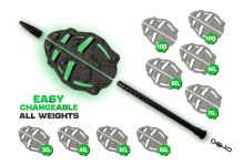 Zfish Sada Method Feeder Spider Large Set + Formička (4)