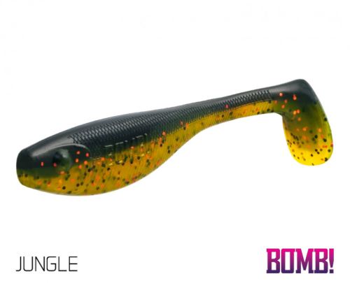 Delphin Gumová nástraha BOMB! Fatty 12cm Jungle 5ks