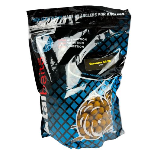 Vitalbaits Boilies Banana GLM 1kg