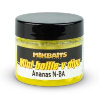 Mikbaits Mini boilies v dipu Ananas N-BA 50ml