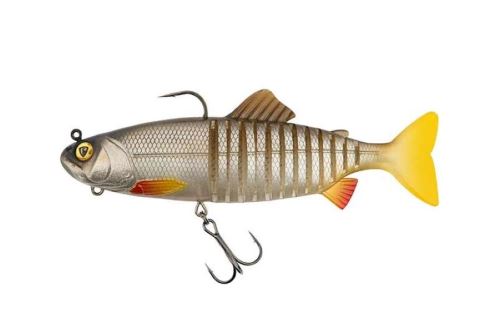 FOX Rage Gumová nástraha Replicant Jointed 18cm 80g Silver Ghost