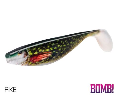 Delphin Gumová nástraha BOMB! Hypno 9cm 3D Pike 3ks