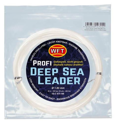 WFT Vlasec Profi Deep Sea Leader 50m