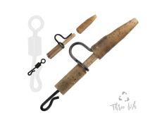 Zfish Závěska Heavy Duty Clip &amp; Tail Rubber + QC 6ks